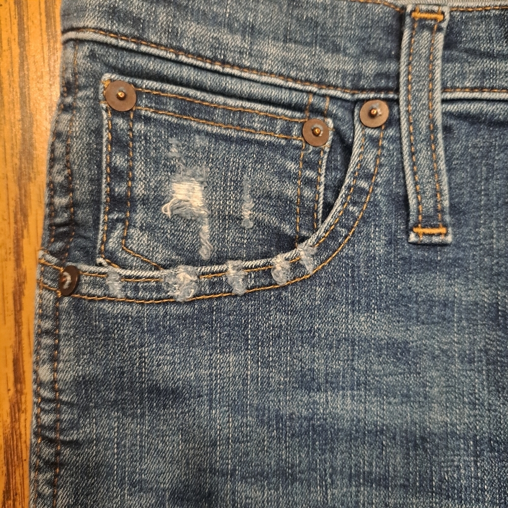 Madewell Curvy High Rise Skinny Jeans: Drop Step Hem Edition - Picture 6 of 11